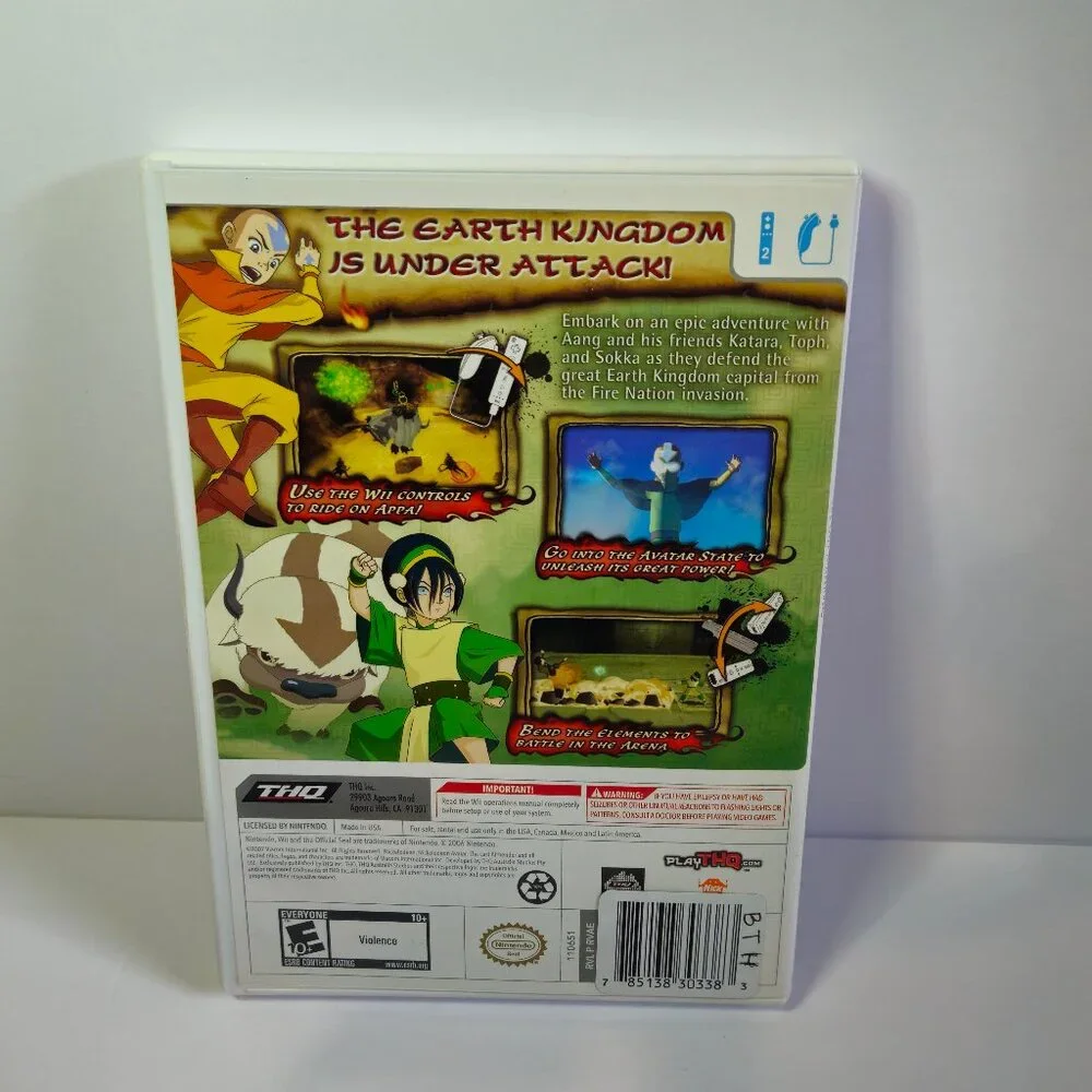 Wii Avatar: The Last Airbender - The Burning Earth for